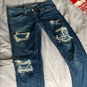 American Eagle Denim Ripped Jeans